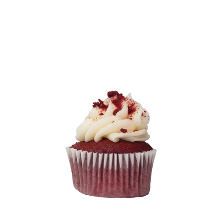 mini southern red cupcake